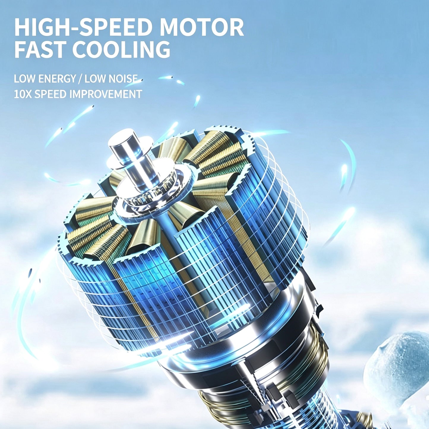 4000mAh Ultra-long Standby Mini 100 Speed Handheld Fan with Ice Cold Compress – USB Rechargeable Mini Turbo Portable Cooling Fan, Shenzhen Factory Wholesale