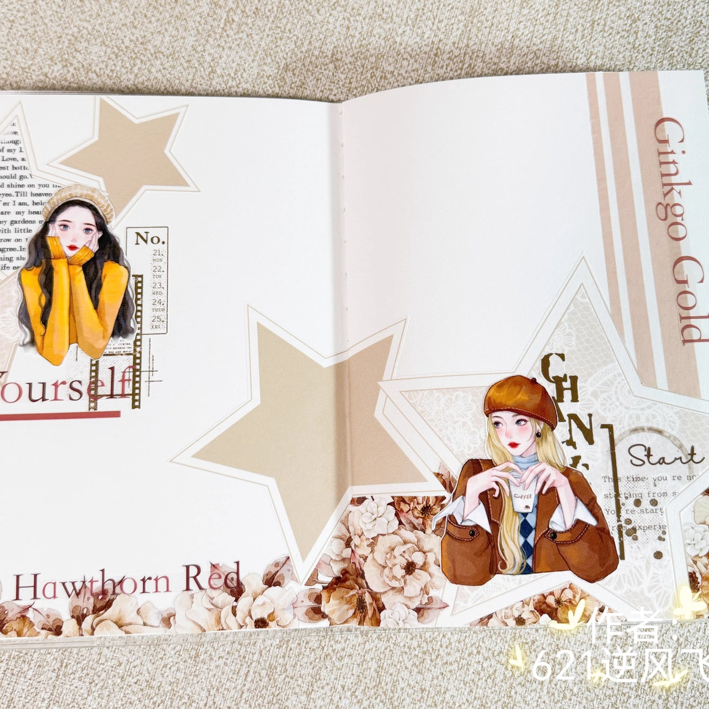 Rita's Little World【Ribbon 2.5cm*5m Set】4-color set of  Washi Paper Tape