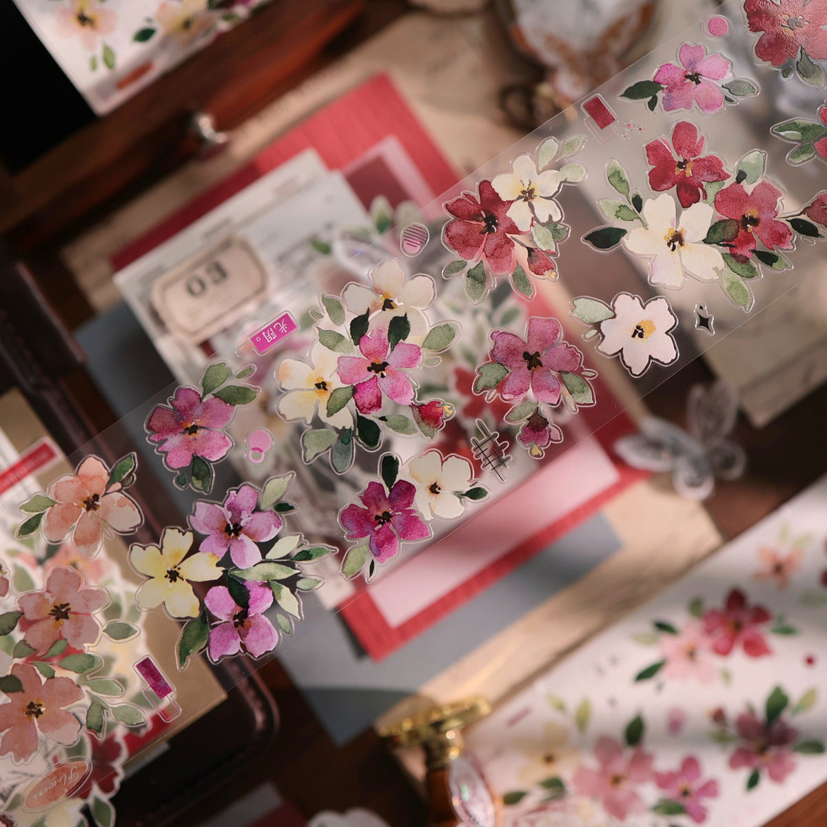 YiEr Vol18【Monet's Garden】Pre-cut Orginal Design Little Follower Washi Tape and PET Stickers