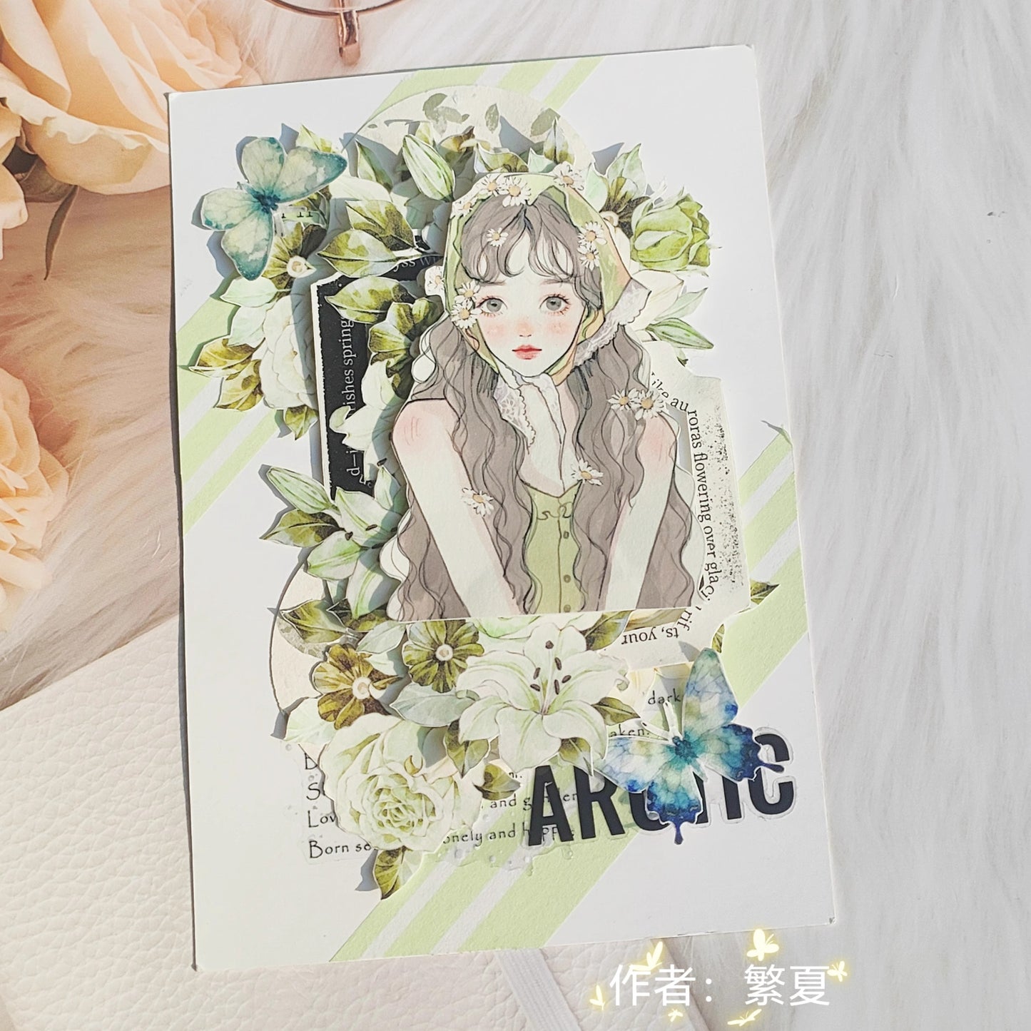 Rita's Little World【Ribbon 2.5cm*5m Set】4-color set of  Washi Paper Tape