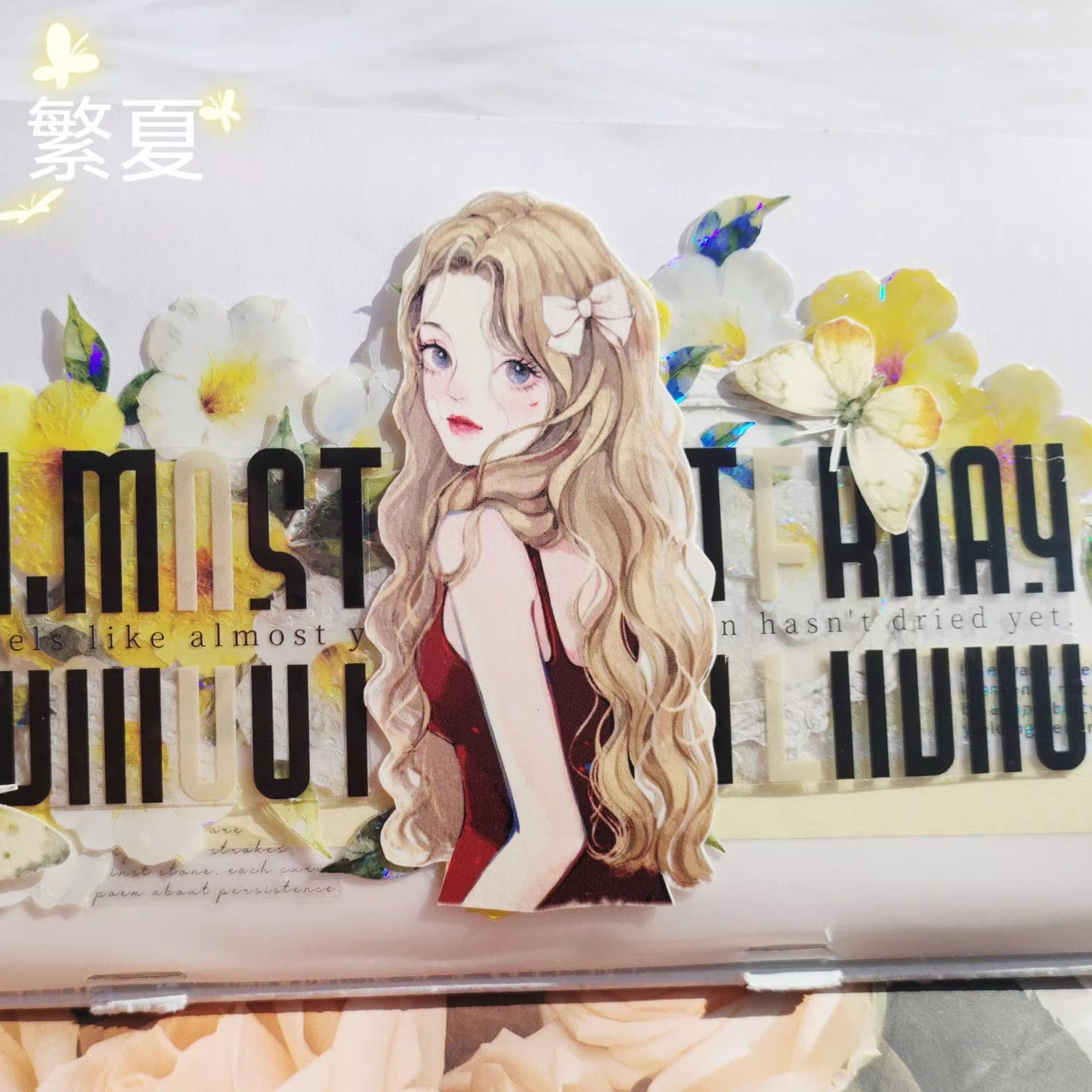 Rita's Little World【Ribbon 2.5cm*5m Set】4-color set of  Washi Paper Tape