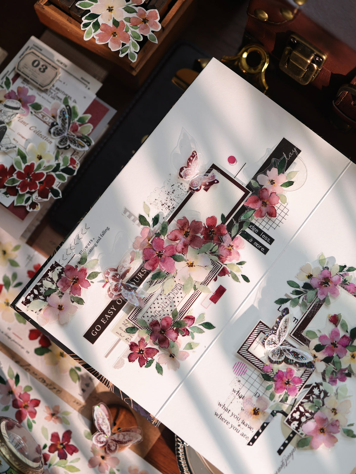 YiEr Vol18【Monet's Garden】Pre-cut Orginal Design Little Follower Washi Tape and PET Stickers