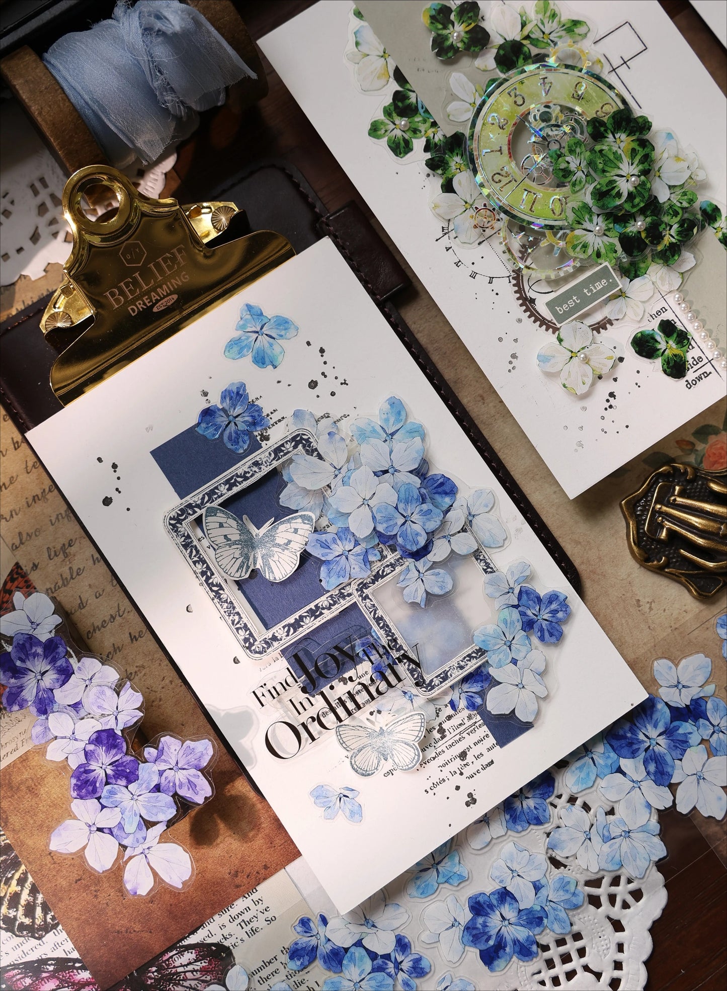 YiEr Vol16【Background Stamp】Imported Maple Red Rubber and Maple Wood Stamp