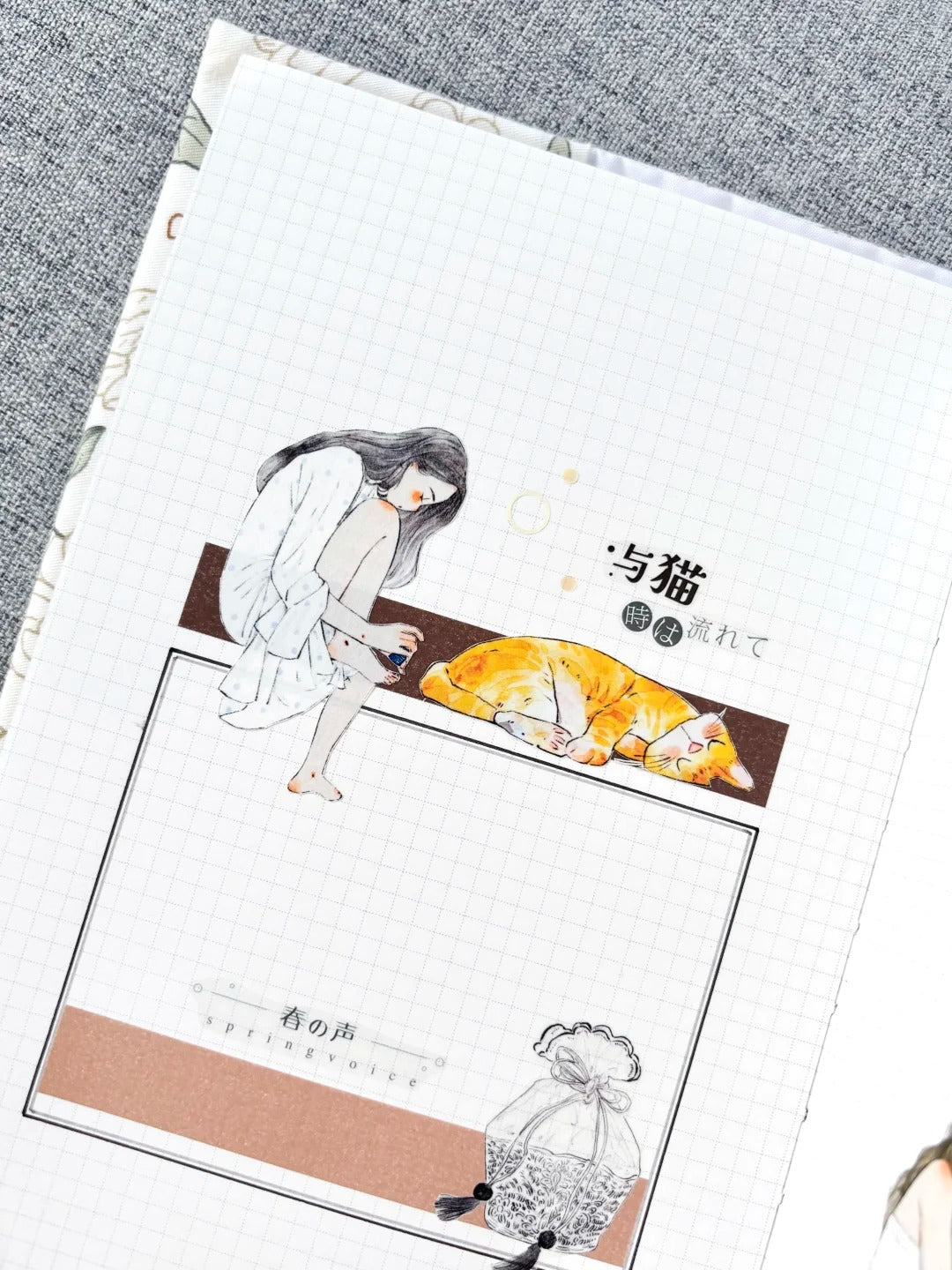 DingDing Washi Tape Set-2 Rolls(50+54) Washi/PET Tape Stickers,Original Designs,Fashion Characters Figures for Scrapbooks Supplies,Journaling,Junk Journal,Bullet Journals,Planners