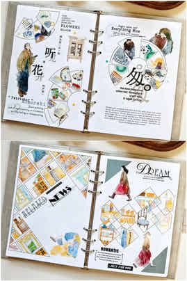 DingDing Seahorse Washi Tape Set-3 Rolls(44+N01+N03) Washi/PET Tape Stickers,Original Designs,Fashion Characters Figures for Scrapbooks Supplies,Journaling,Junk Journal,Bullet Journals,Planners