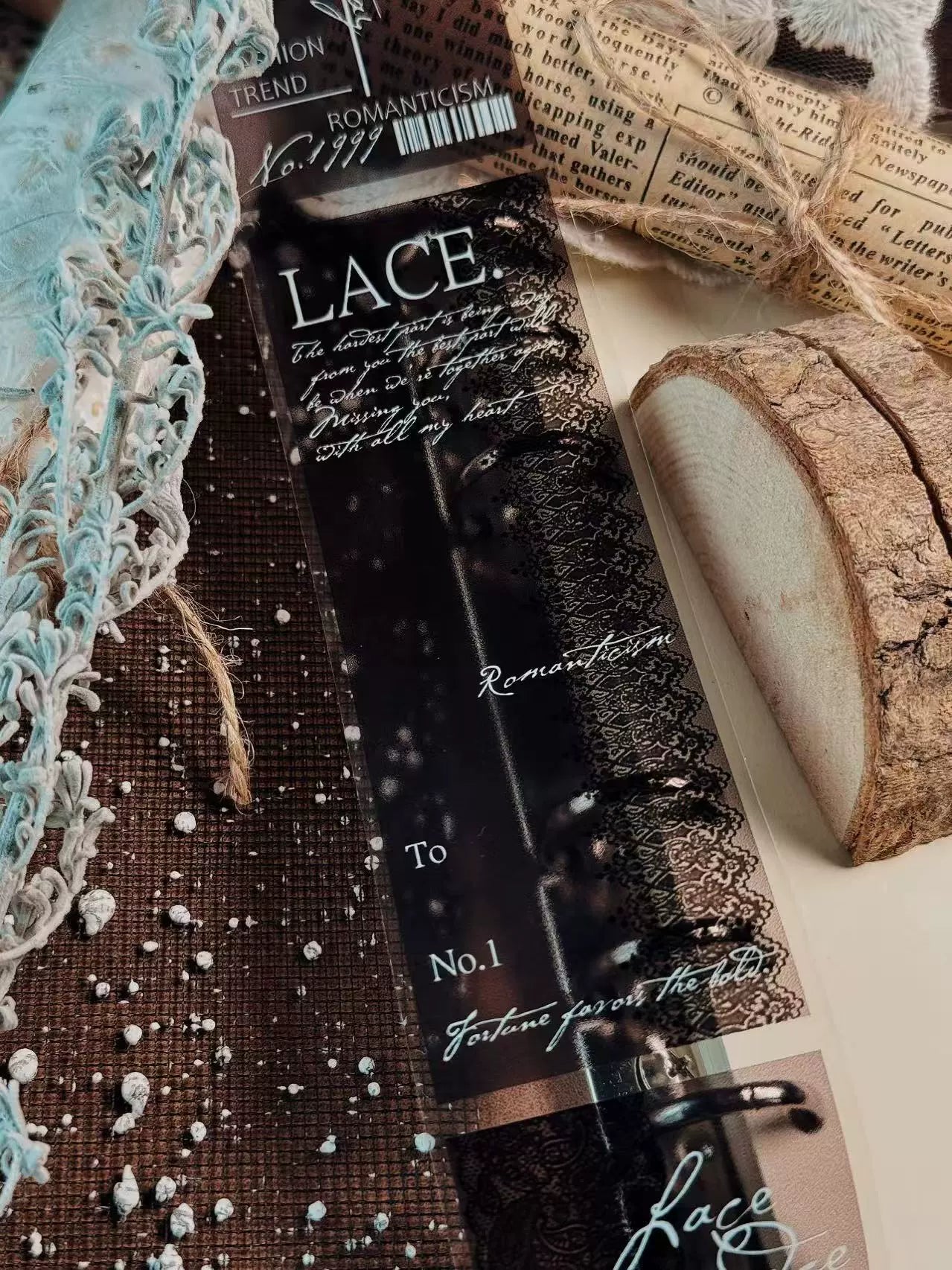 Linlanxi【Plain Semi Transparent Sticky Notes】Original Design Black and White Half Transparent Memo Washi/Pet Tape