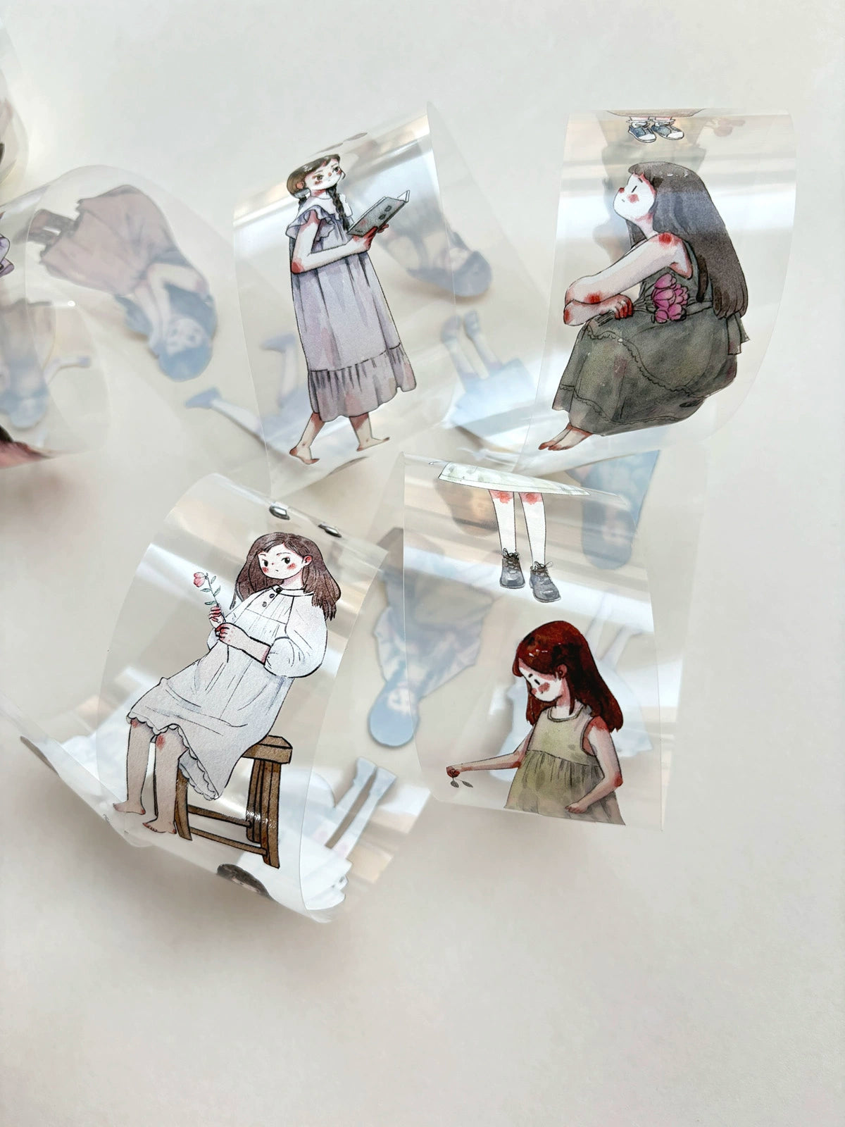 Kaixiaoxun Vol6 【Little Girl】 Washi/Matte PET Tape