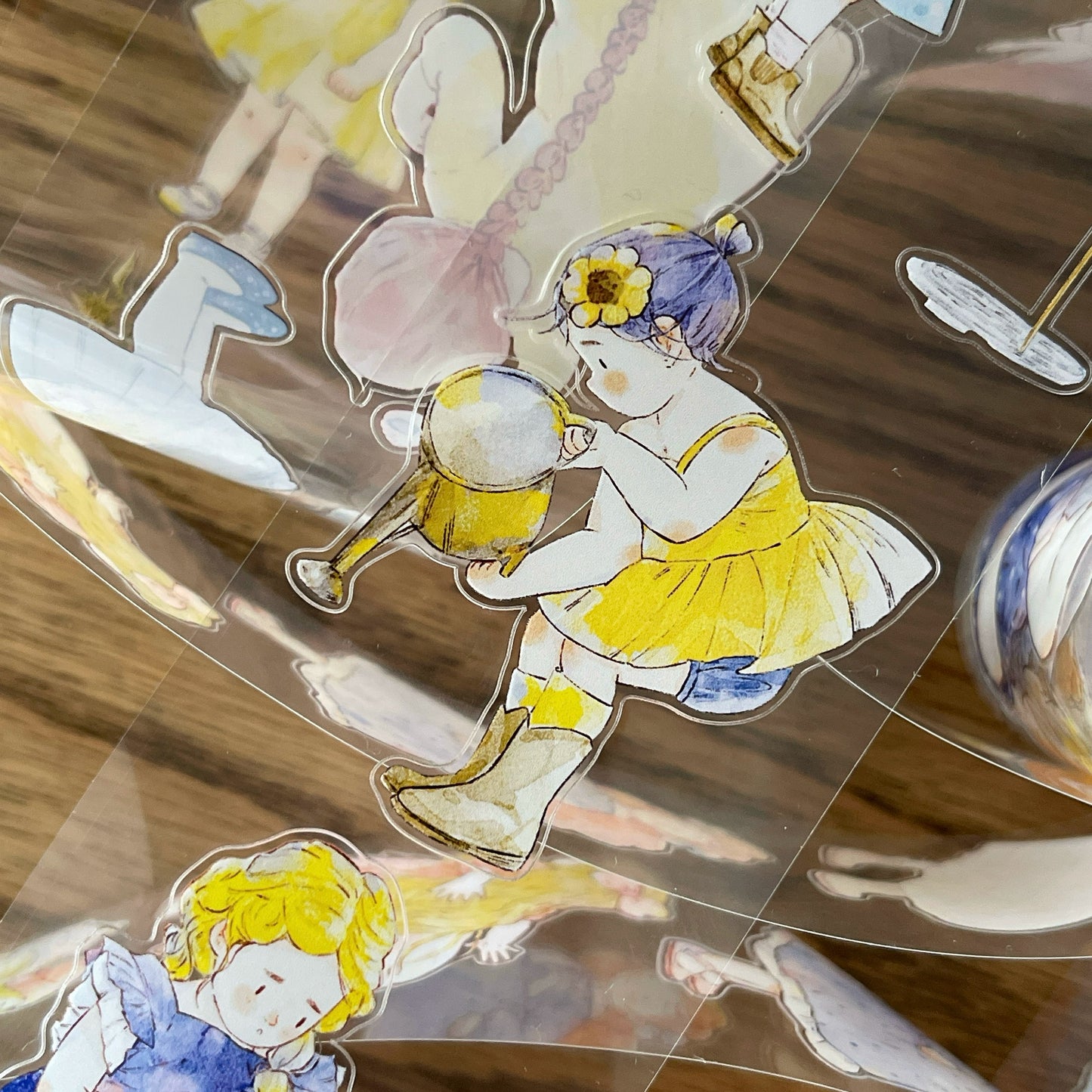 Seahorse Forest Vol7【A40#Child's Wonder】Original Design Pre-Cut Cute Washi/PET Tape Stickers,for Scrapbook Supplies,Journaling,Junk Journal,Bullet Journal,Planner Stickers