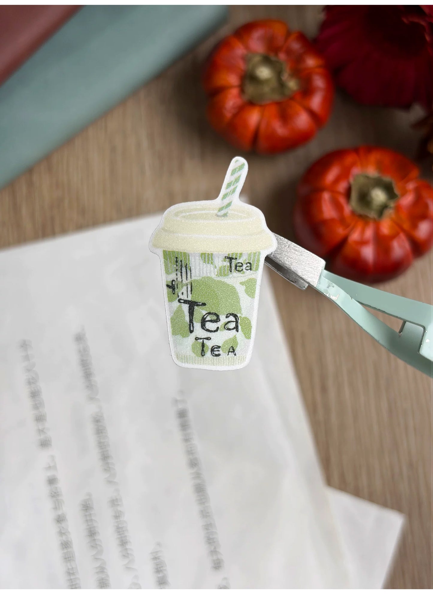 ZiYuanSu【Slightly Sweet Afternoon】Food Background Scene Pre-cut Washi PET Tape