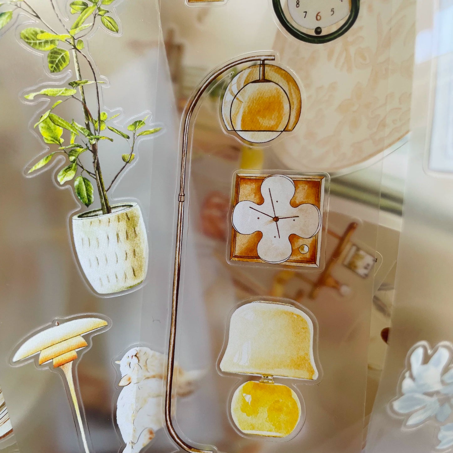 ZaoZao Vol3【Small Object】Original Design Kiss-Cut Washi PET Tape Stickers,for Scrapbook Supplies,Journaling,Junk Journal,Bullet Journal,Planner Stickers