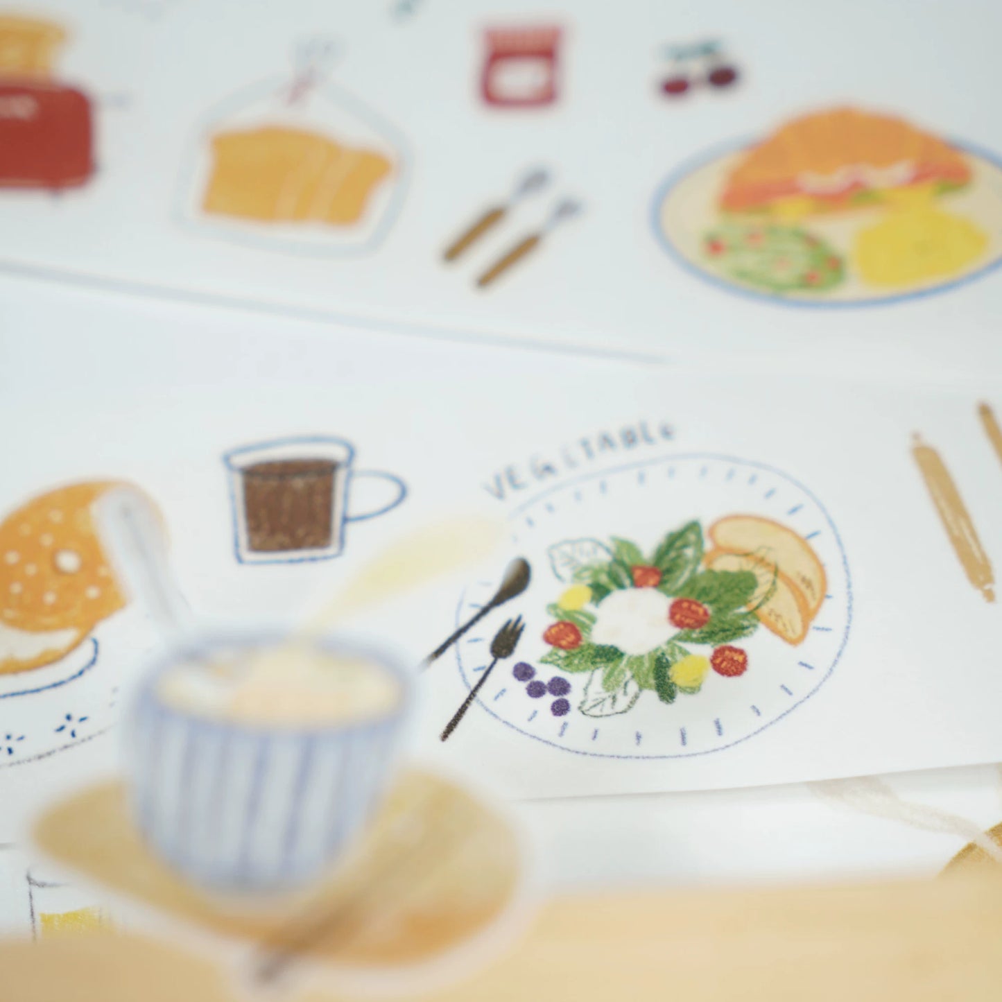 A Bit of A Studio【What's in My Bag】Pre-cut Camp/Breakfast/Bag/Forest Washi/PET Tape