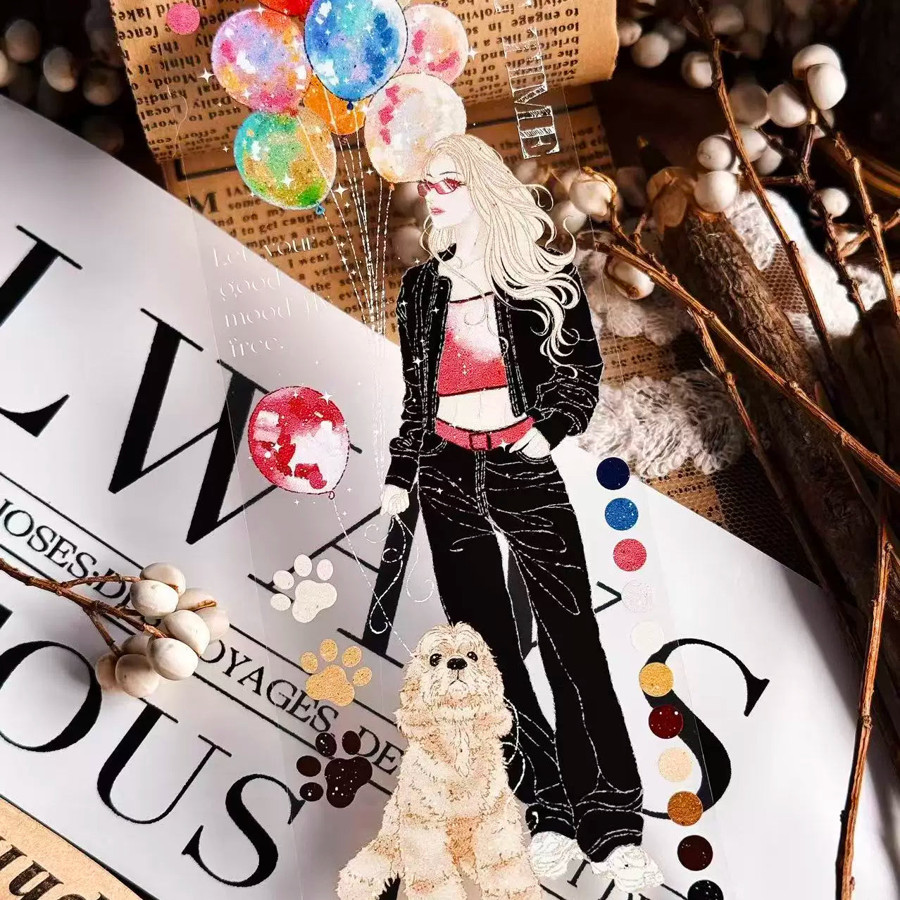 Linlanxi Vol14【I Allow Leisure Time】Original Design Retro Exquisite Vintage Decorative Washi/Pet Tape