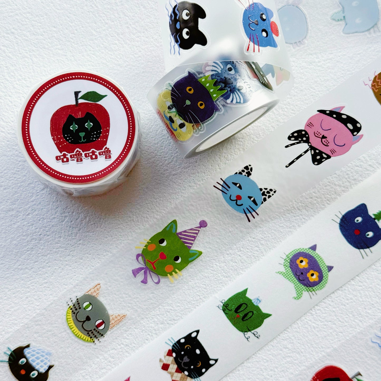 XiYue【New Cat Series】Original Car Design Washi/PET Tape Stickers