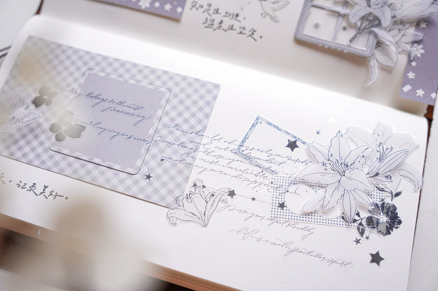 Yuanzi-Jennyuanzi【Epistle】Pre-cut English Text Hot Silver Washi PET Tape