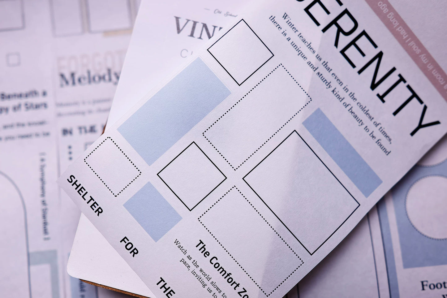 XiaoBaiJia Salt Series【Color Frame Edge Sequence】Pre-cut Orginal Design Washi/Pet Tape Light Retro Stickers