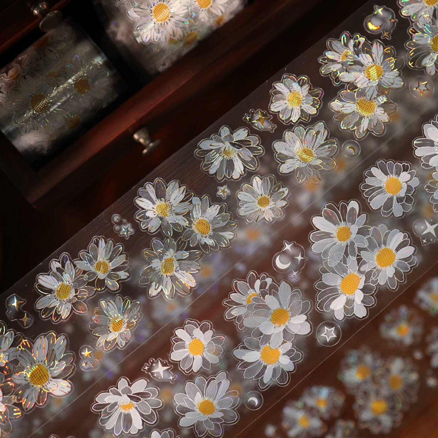 YiEr Vol17【Air Garden】Kiss-cut Floral Washi Tape and PET Stickers