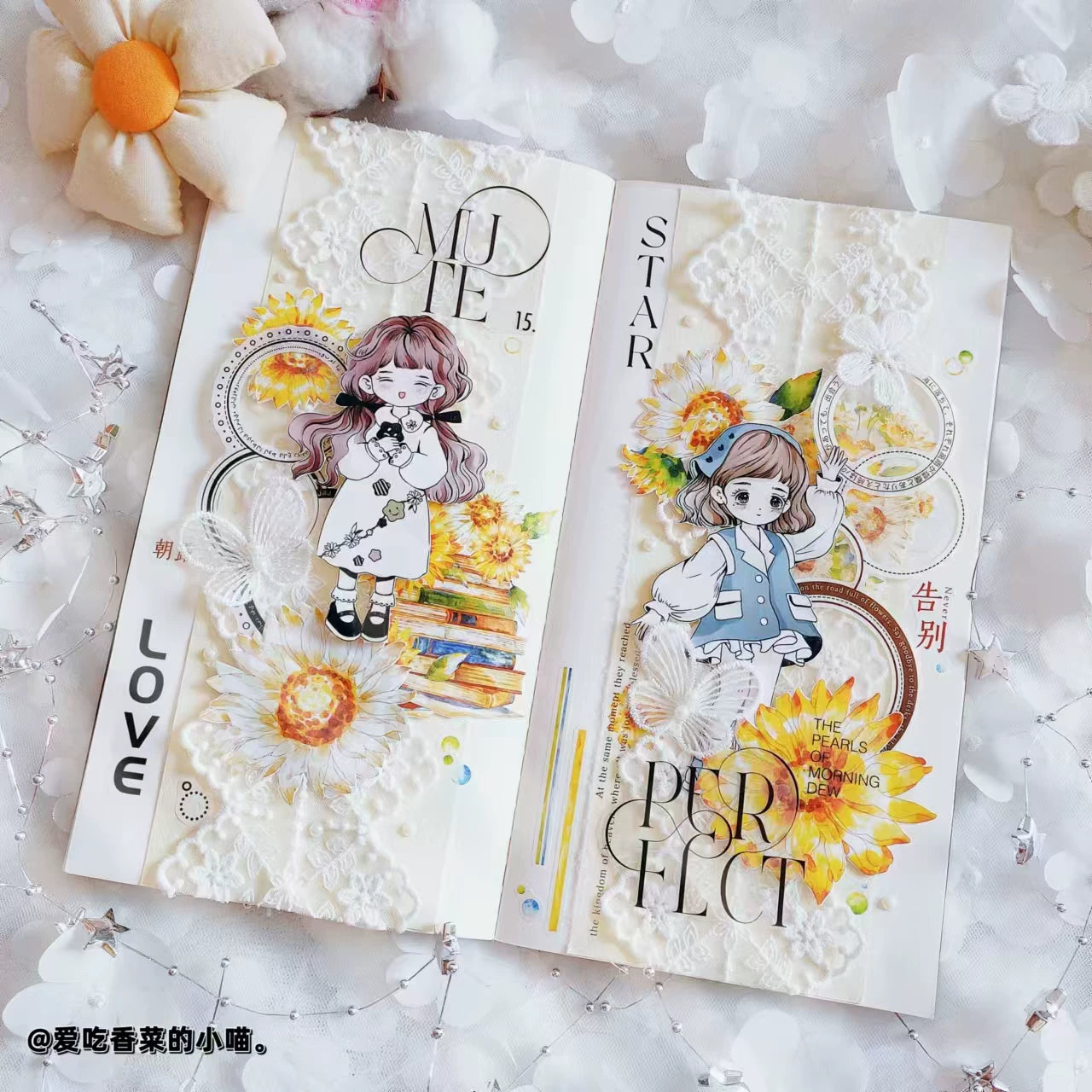 XingXing Vol2【Twinkle Summer】 Pre-cut Light Retro Washi/PET Tape