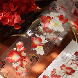 YiEr Vol16【Youthful Beauty Reflected in Passage of Time】Kiss-cut Floral Washi Tape and PET Stickers