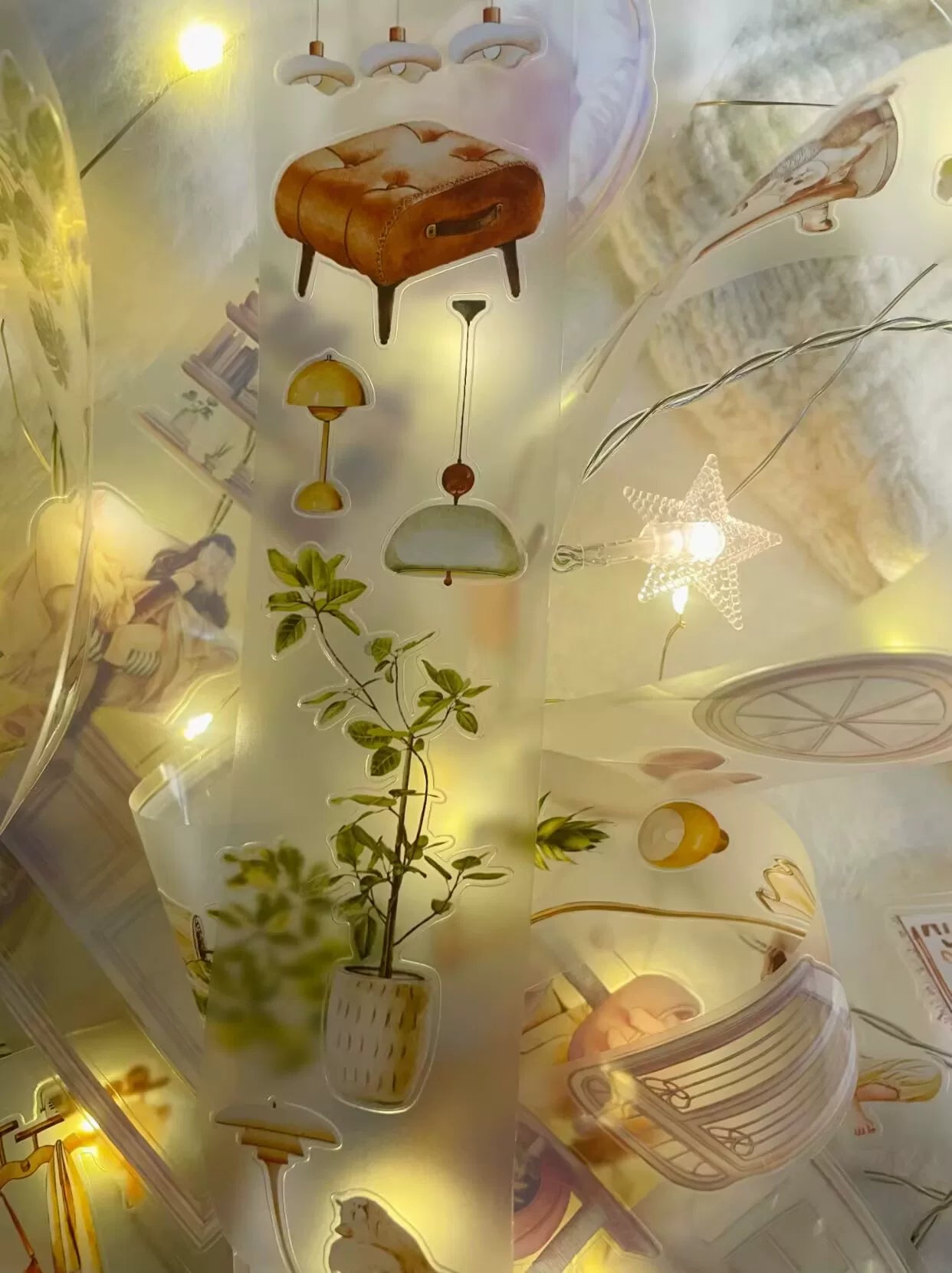 ZaoZao Vol3【Small Object】Original Design Kiss-Cut Washi PET Tape Stickers,for Scrapbook Supplies,Journaling,Junk Journal,Bullet Journal,Planner Stickers