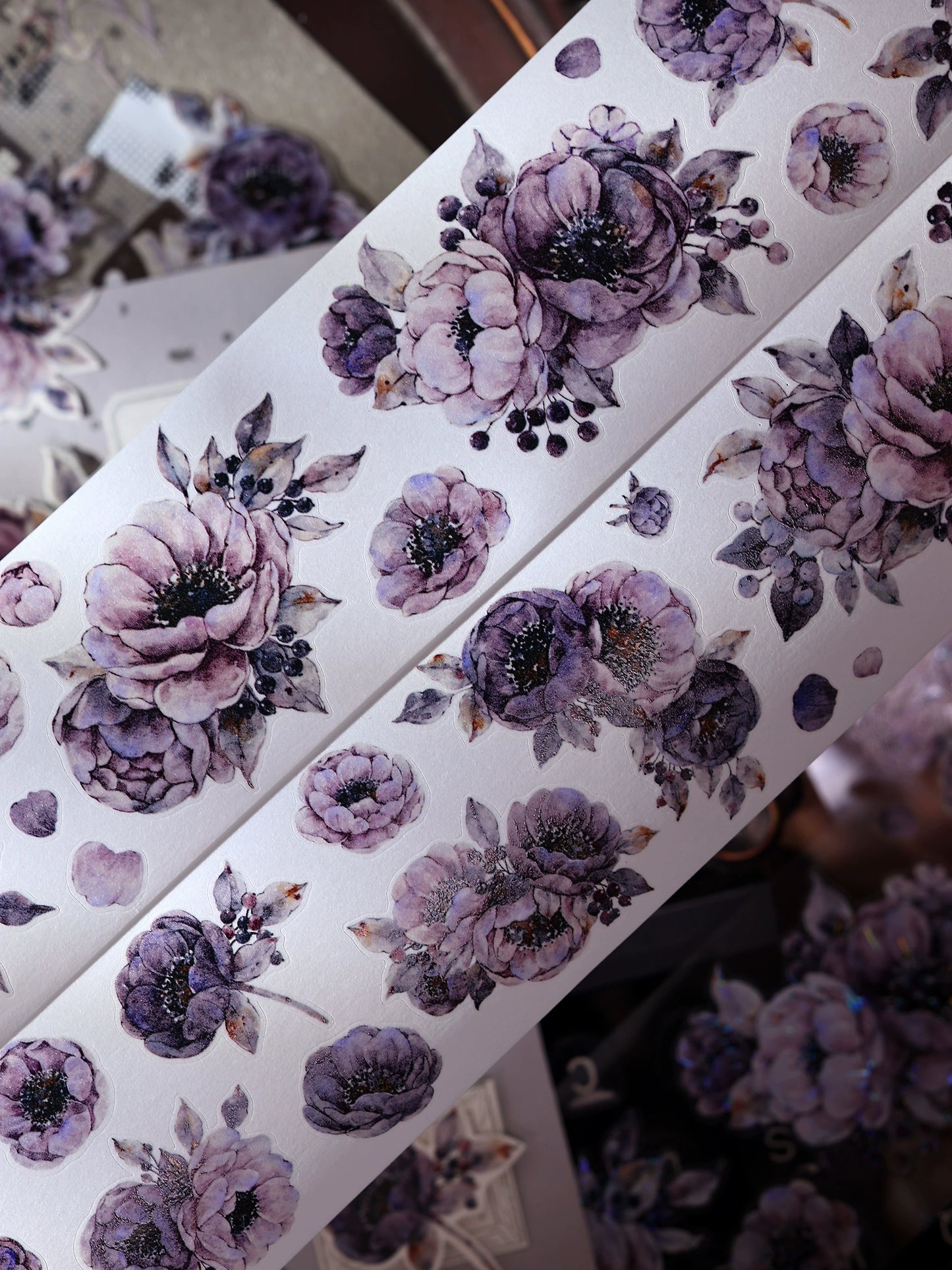 XiaoBaiJia【Night Breeze】Light Retro Orginal Design Washi Pet Tape Landscape Stickers