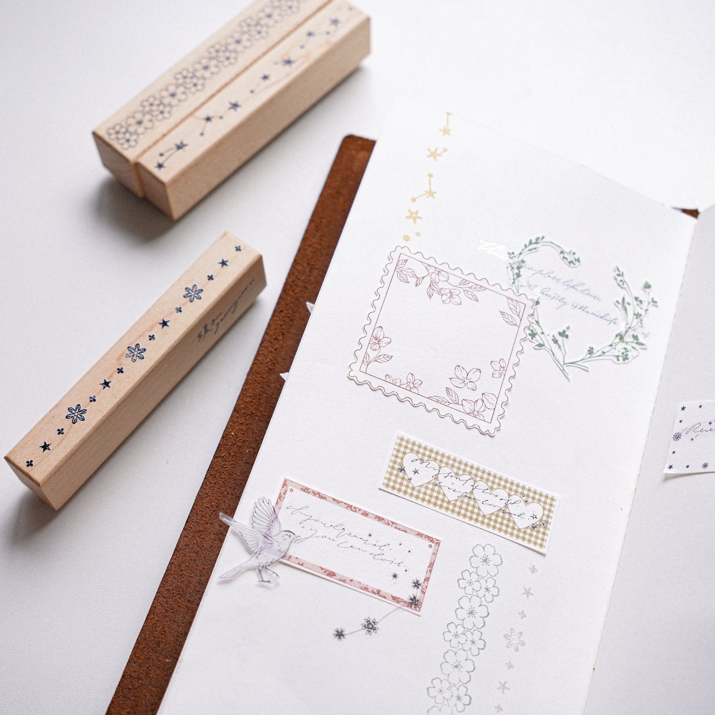 Yuanzi-Jennyuanzi【Split Line Series】Vorgeschnittenes Originaldesign Retro-Stempel