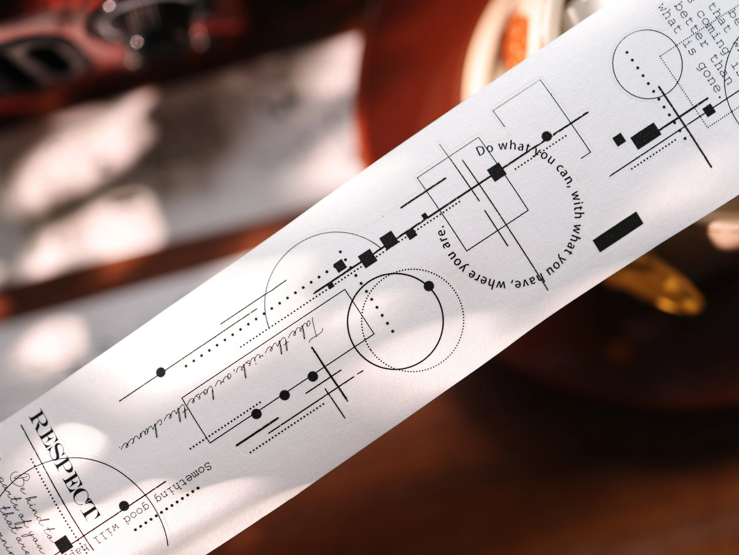 YiEr Vol17【Frames and Lines】Kiss-cut Backgroud Washi Tape and PET Stickers