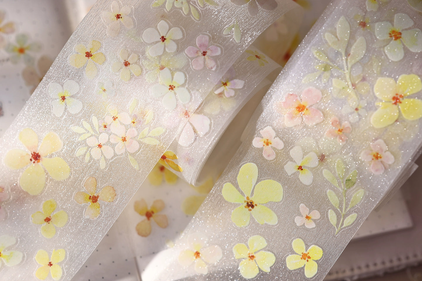 XiaoBaiJia Minimalist Style【Stars】Light Retro Orginal Design Washi Pet Tape Landscape Stickers
