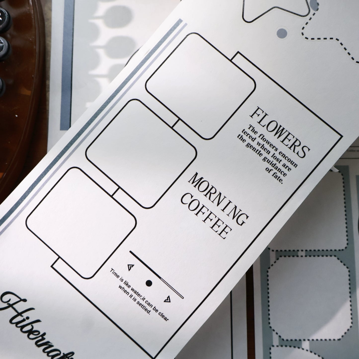 YiEr Vol15【Colorful Border】Orginal Design Pre-cut Washi/Pet Border Tape Light Retro Landscaping Stickers