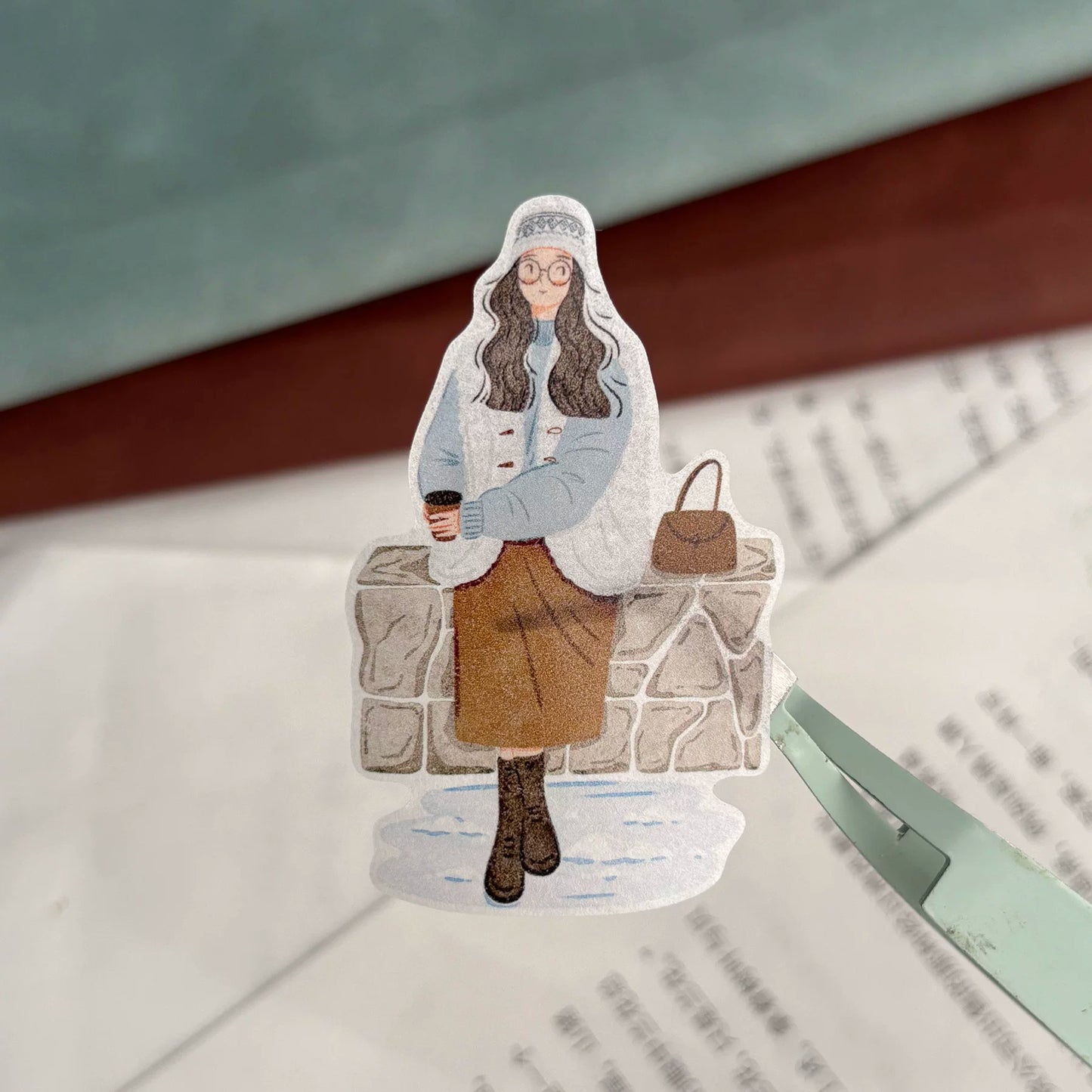 ZiYuanSu【Warm Winter】Background Scene Pre-cut Washi/PET Tape
