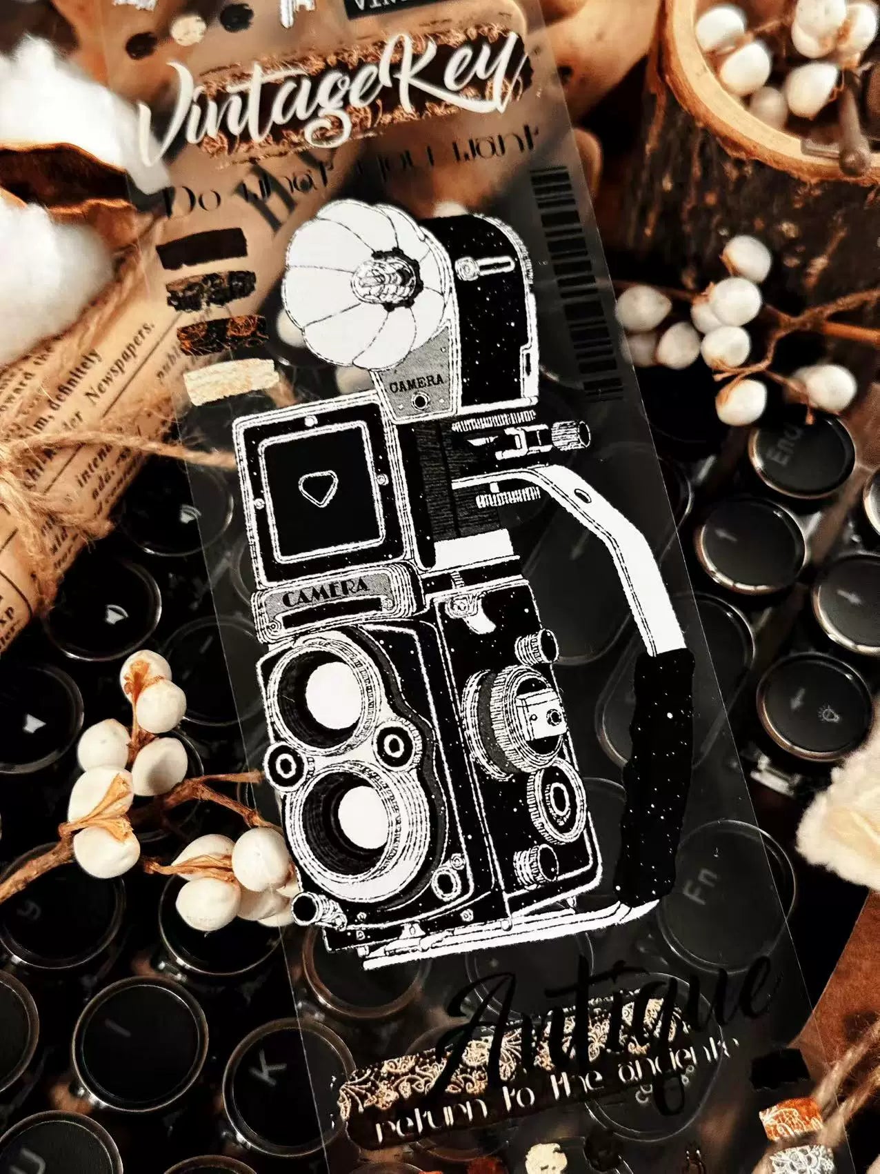 Linlanxi Vol13【Records of Antique Seals】Original Design Exquisite Vintage Decorative Washi Pet Tape