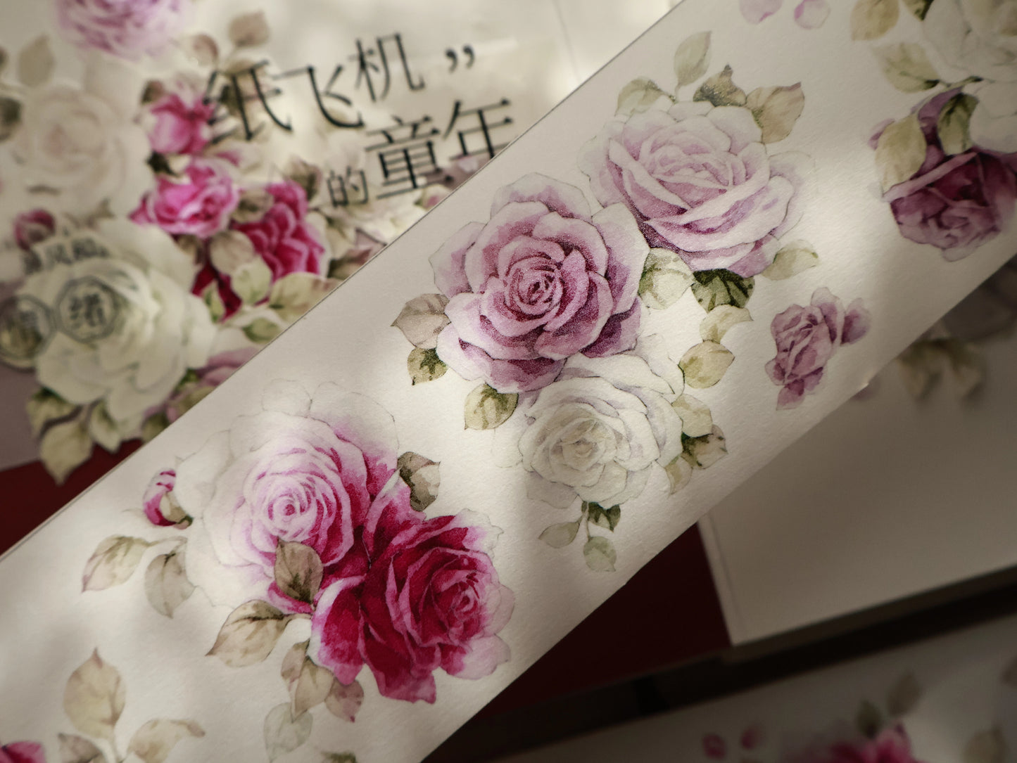 YiEr Vol15【Starry Purple】Orginal Design Pre-cut Washi/Pet Floral Tape Light Retro Landscaping Stickers