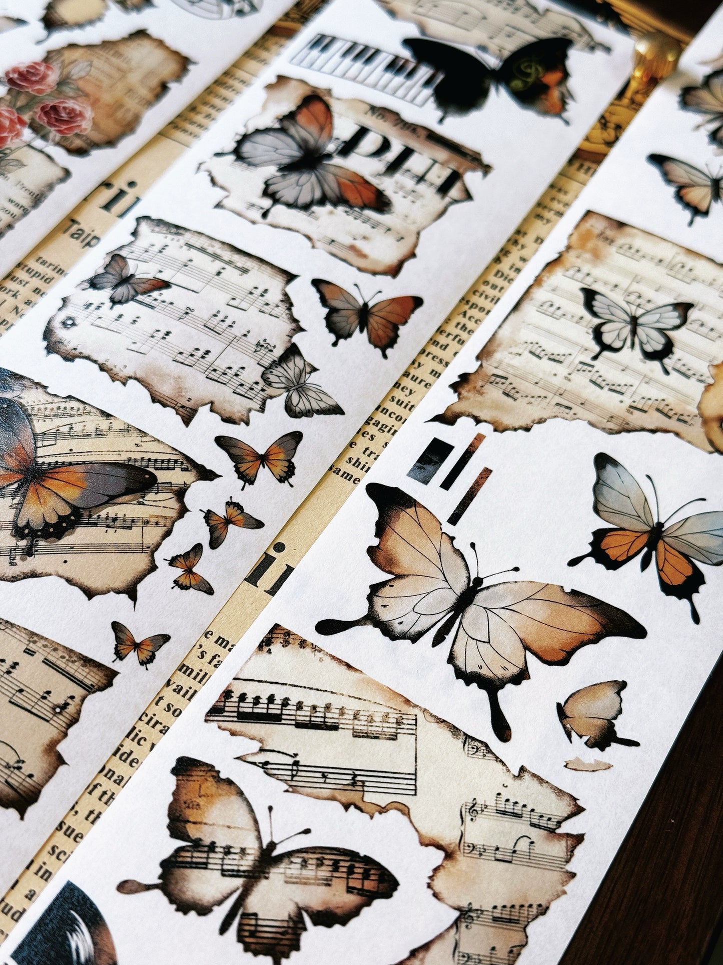 XiYue【Anxious】Original Design Washi/PET Tape Stickers