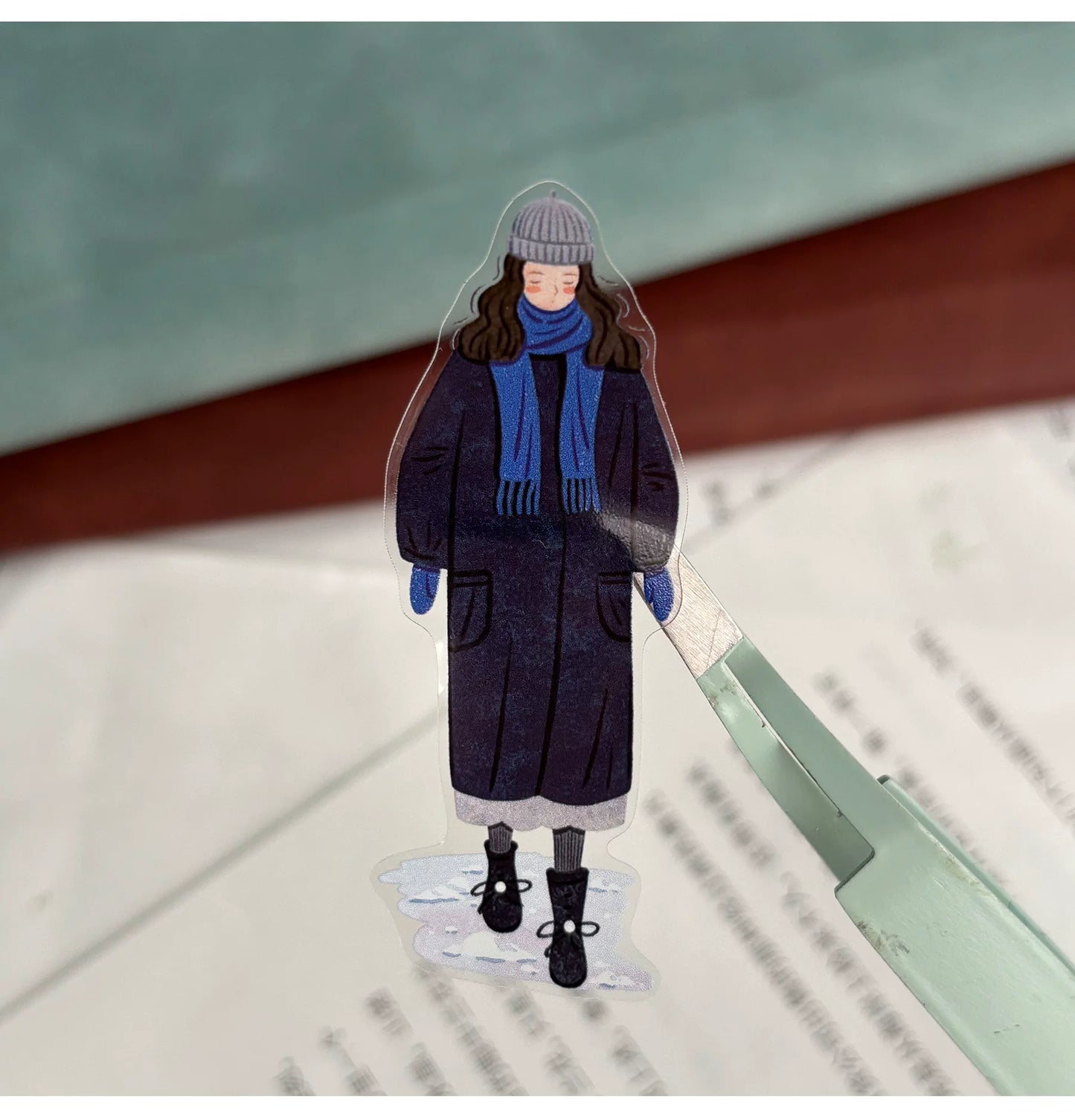 ZiYuanSu【Warm Winter】Background Scene Pre-cut Washi/PET Tape