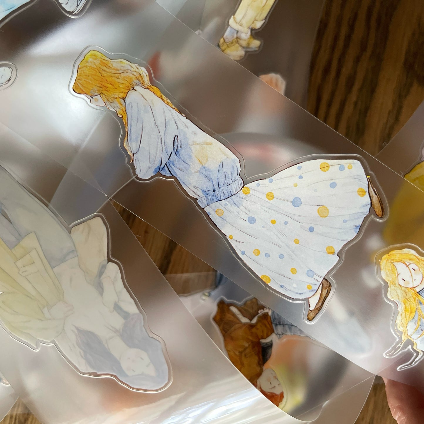 DingDing Vol10【37#Follow Your Heart】Original Design Pre-Cut Washi/PET Tape Stickers,for Scrapbook Supplies,Journaling,Junk Journal,Bullet Journal,Planner Stickers