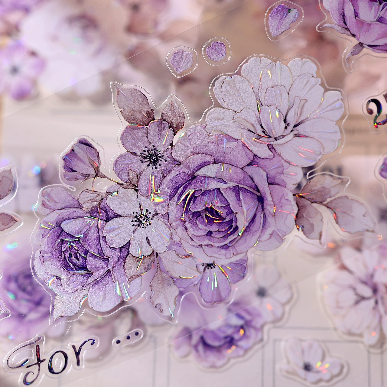 XiaoBaiJia【Sparse Shadows】Light Retro Orginal Design Washi Pet Tape Landscape Stickers