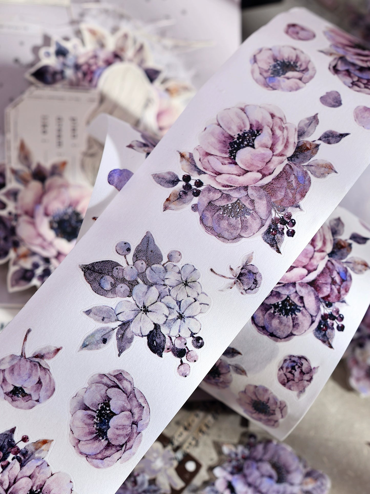 XiaoBaiJia【Night Breeze】Light Retro Orginal Design Washi Pet Tape Landscape Stickers