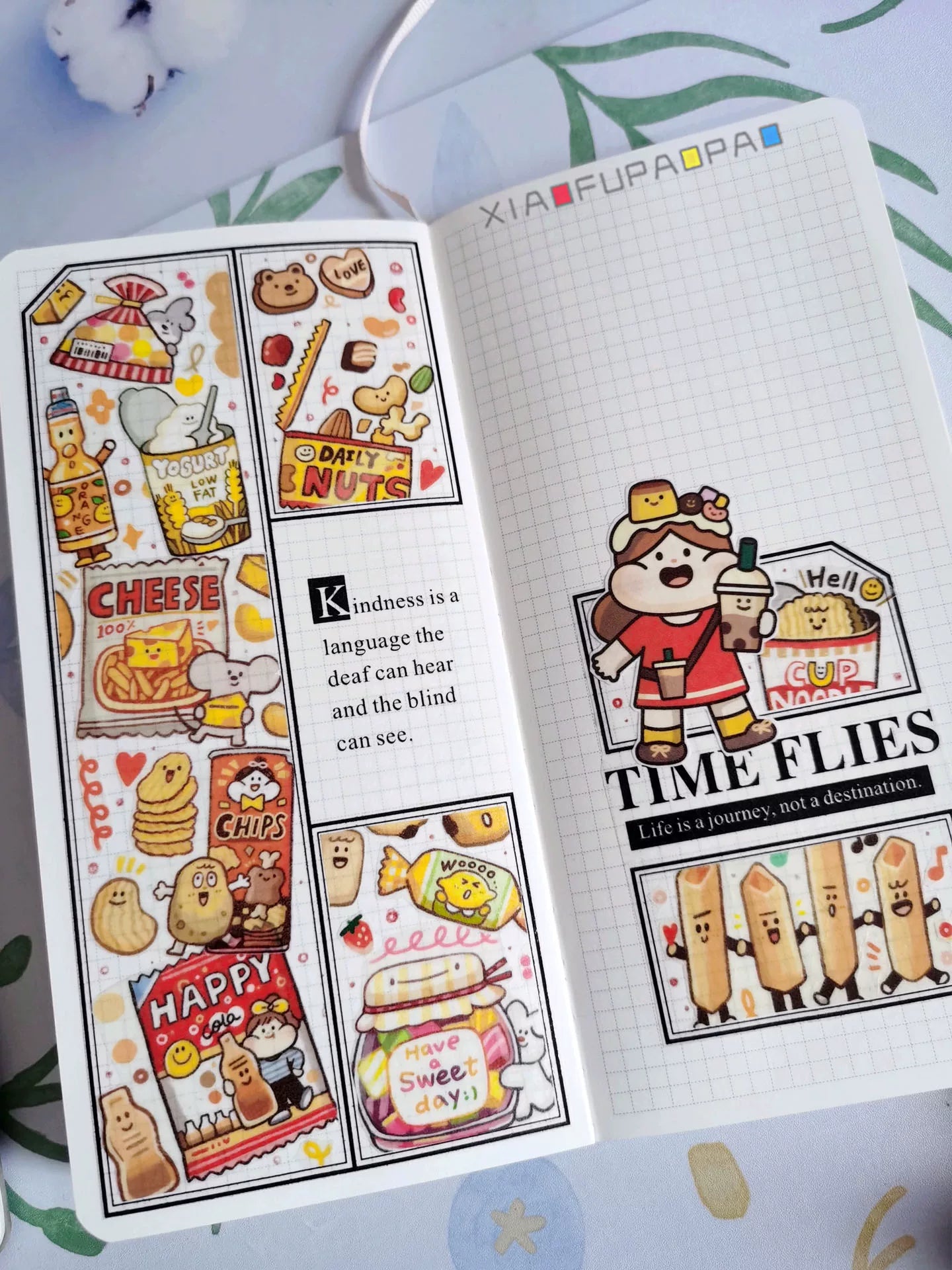 Small Floating Bubble Typesetting4 Washi Tape Basic Lazy Border Frame Suitable for A6/B6/A5