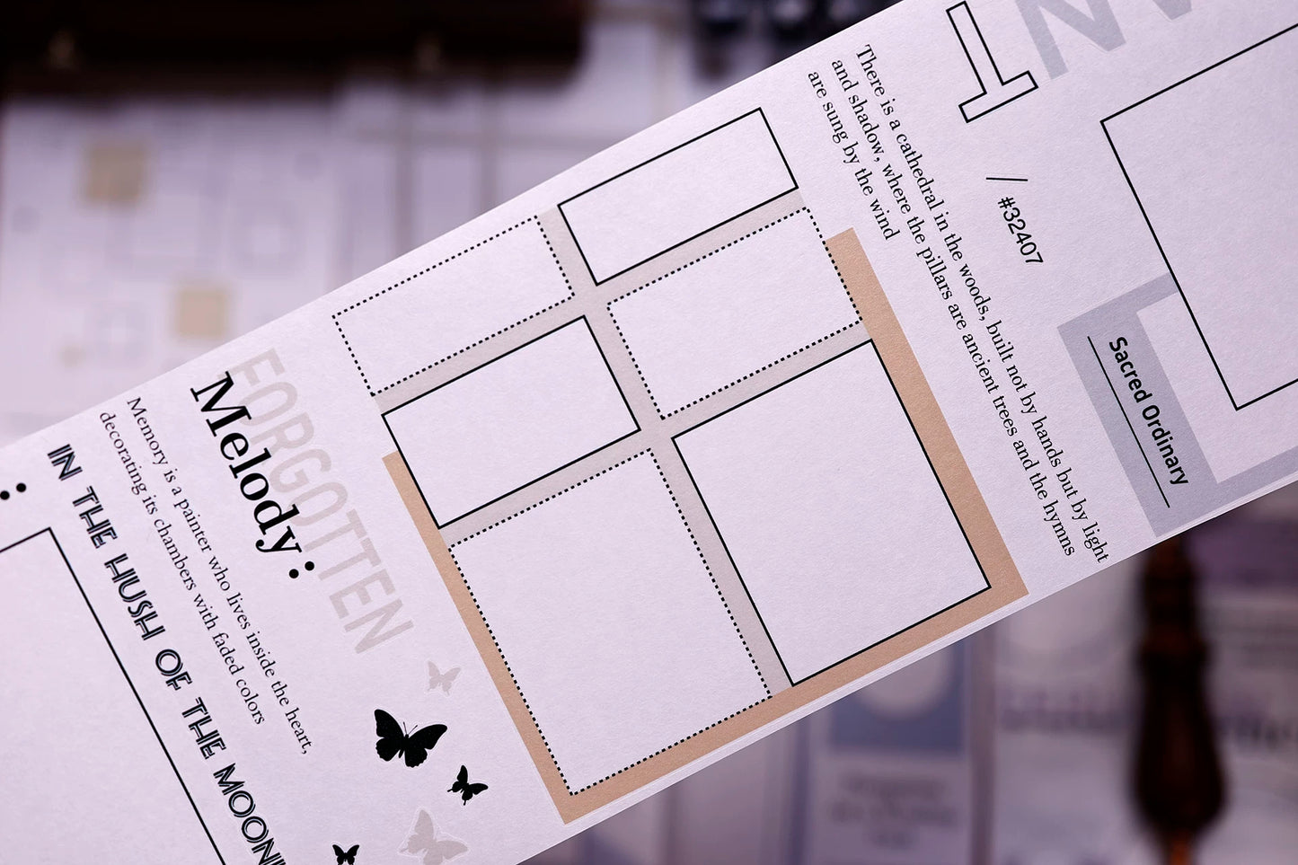 XiaoBaiJia Salt Series【Color Frame Edge Sequence】Pre-cut Orginal Design Washi/Pet Tape Light Retro Stickers