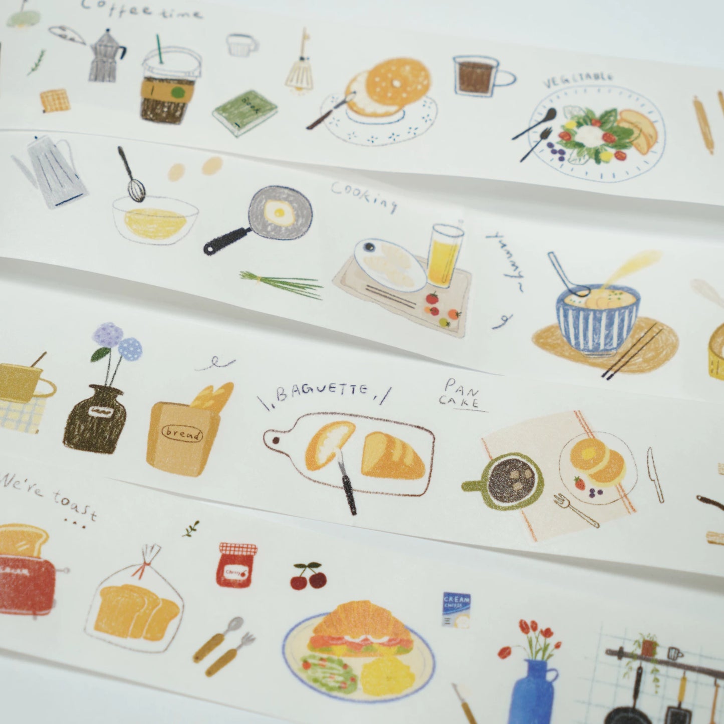 A Bit of A Studio【What's in My Bag】Pre-cut Camp/Breakfast/Bag/Forest Washi/PET Tape
