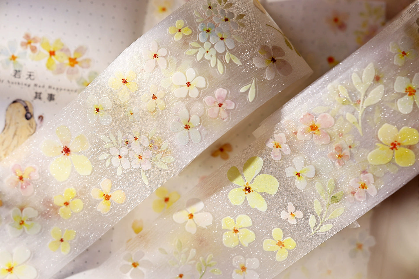XiaoBaiJia Minimalist Style【Stars】Light Retro Orginal Design Washi Pet Tape Landscape Stickers