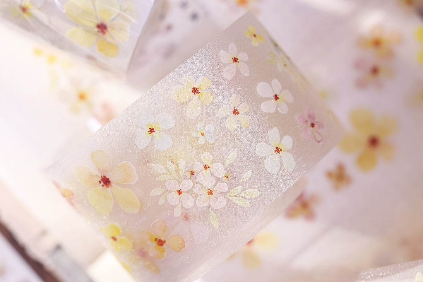 XiaoBaiJia Minimalist Style【Stars】Light Retro Orginal Design Washi Pet Tape Landscape Stickers