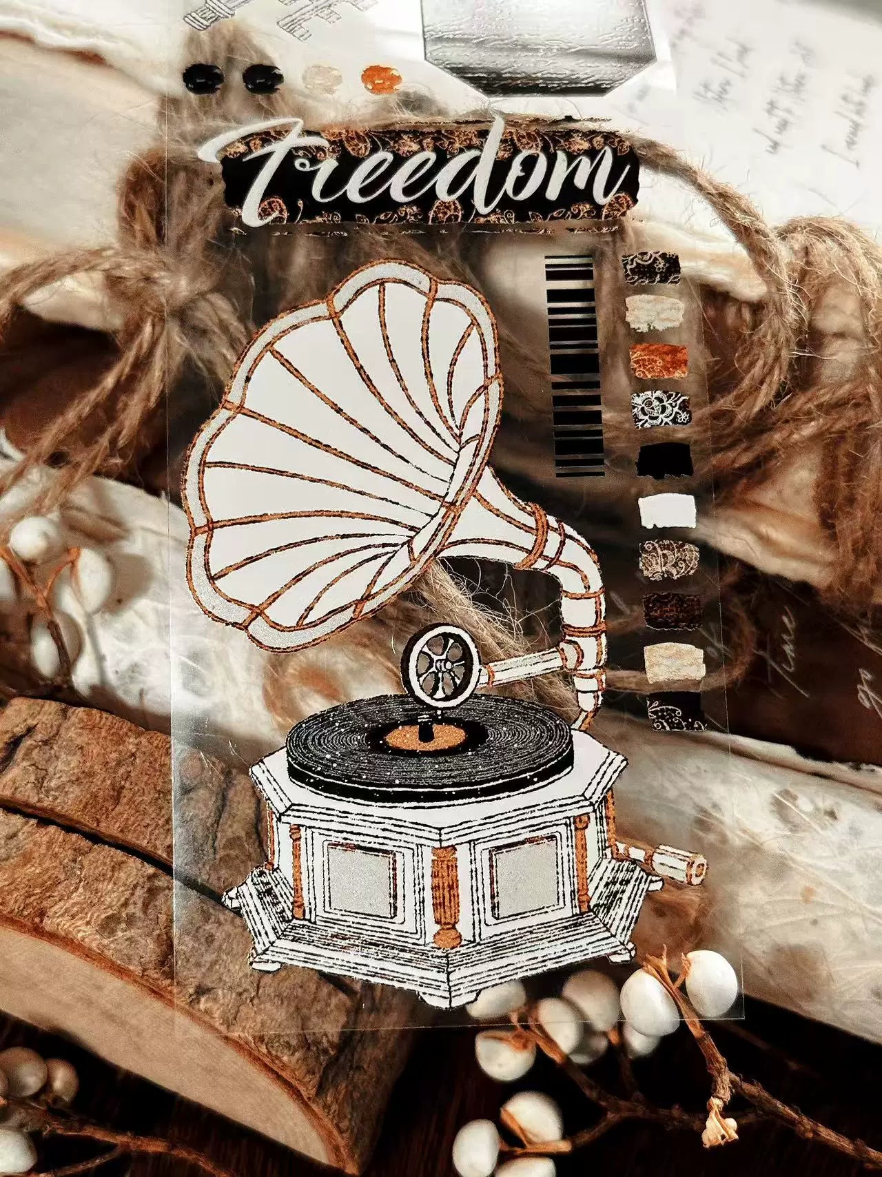 Linlanxi Vol13【Records of Antique Seals】Original Design Exquisite Vintage Decorative Washi Pet Tape