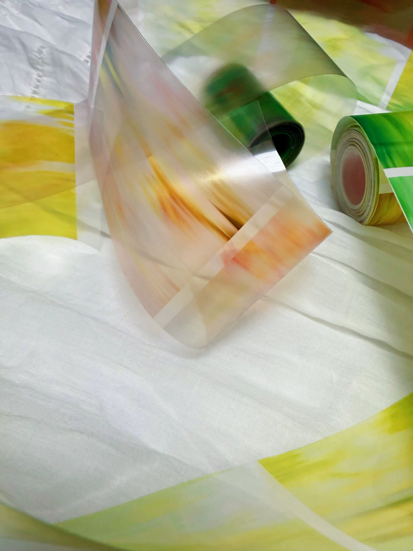 ZaoZao Vol4【Floating Light】Original Design Kiss-Cut Washi PET Tape Stickers,for Scrapbook Supplies,Journaling,Junk Journal,Bullet Journal,Planner Stickers