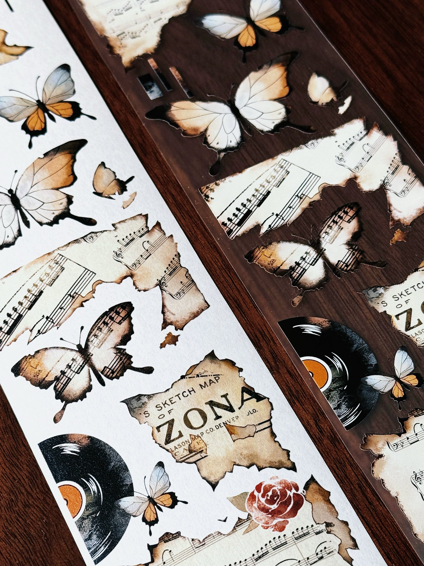 XiYue【Anxious】Original Design Washi/PET Tape Stickers