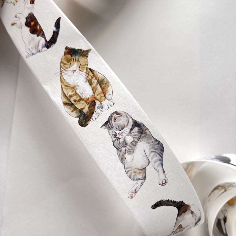 Seahorse Forest Vol3【A20#Meow~】Original Character Design Journal Washi/Matte PET Tape