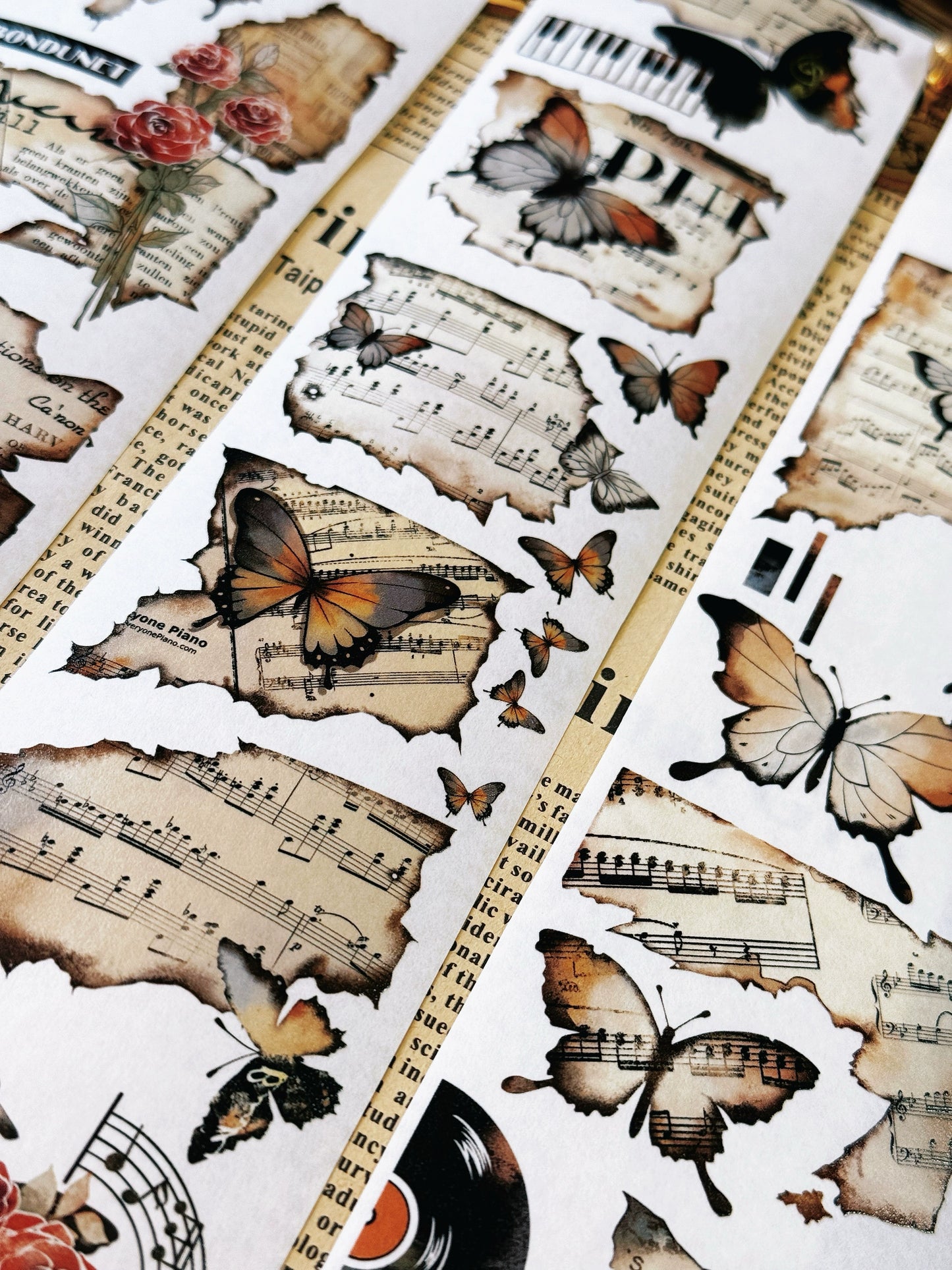 XiYue【Anxious】Original Design Washi/PET Tape Stickers