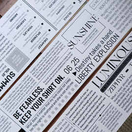 YiEr Vol14【Journal Notes】Pre-cut Orginal Design Washi/Pet Text Tape Light Retro Landscaping Stickers