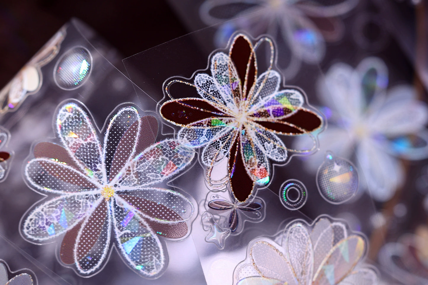 XiaoBaiJia【Cappuccino&White Dream Island】Light Retro Orginal Design Washi Pet Tape Landscape Stickers