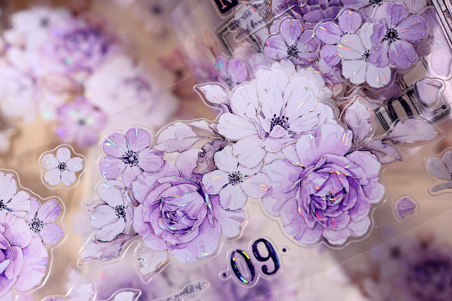 XiaoBaiJia【Sparse Shadows】Light Retro Orginal Design Washi Pet Tape Landscape Stickers