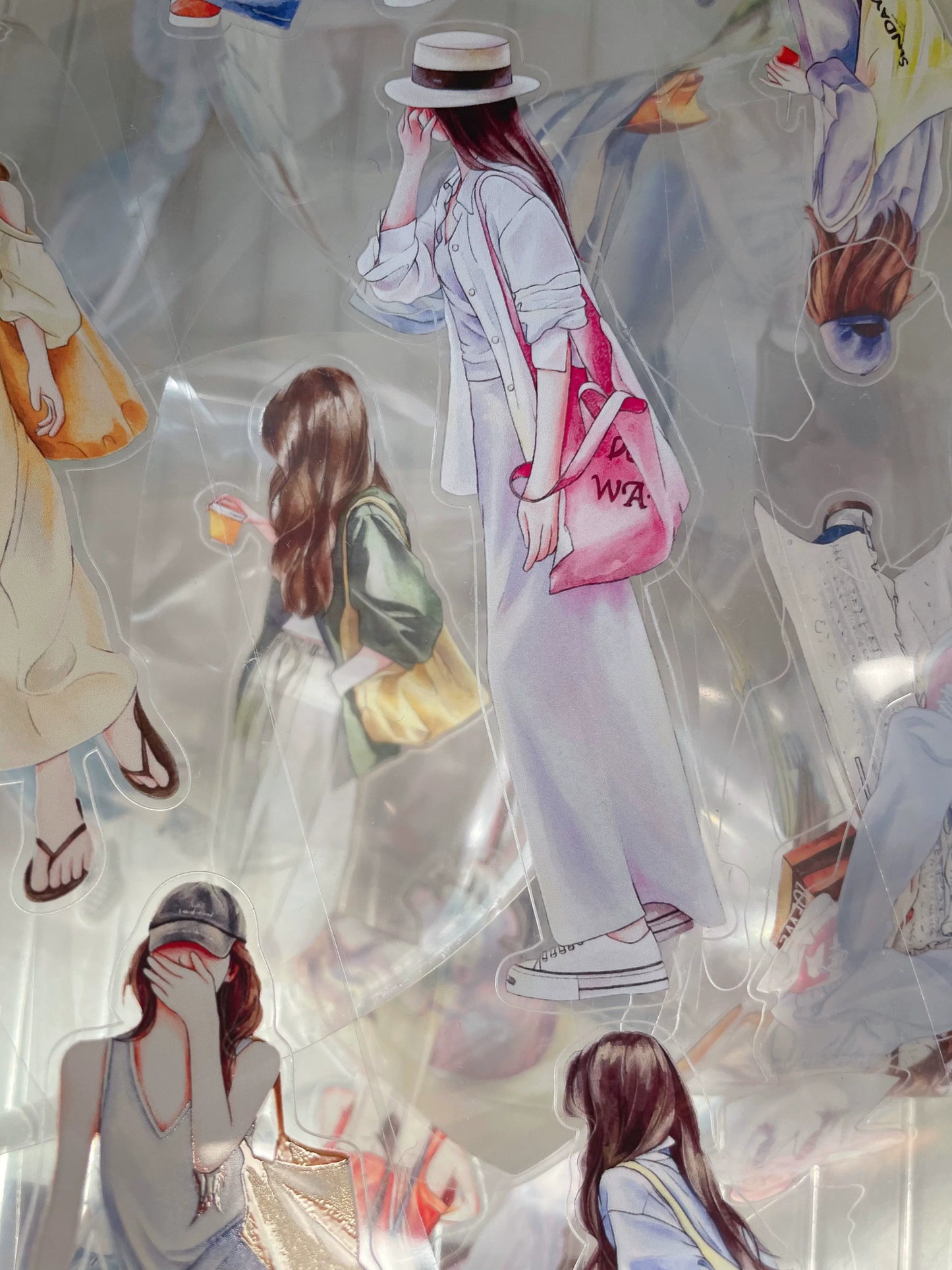 ZaoZao Vol2【Misty Isle】Original Design Kiss-Cut Washi PET Tape Stickers,for Scrapbook Supplies,Journaling,Junk Journal,Bullet Journal,Planner Stickers